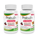 Probulin Total Care My Little Bugs Prebiotics, Probiotice și postbiotice - 5 miliarde CFU - 15 tulpini - 30 comprimate masticabile (Twin Pack)