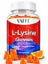 L-Lysine 1000mg Gummies - Suporturi Skin, Lip, Vegan, Gluten gratuit, Vitamine pentru adulți Sanatate tesutului si sistem imunitar, Masticuri, Aminoacid Vitamina Suplimente & Complexe, Non-GMO