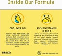 Cod generic ulei de ficat - Omega acizi grasi cu vitamina A & D capsule de ulei de ficat Cod ajuta la reducerea durerilor articulare si mentinerea sistemului imunitar pentru Unisex