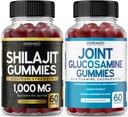 DORADO NUTRIŢIE Gume Shilaj pentru bărbaţi şi femei (60 gume) şi Glucosamină Chondroitin (60 Conte)