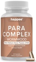 ParaComplex Garda intestinală pentru oameni - para Purge Herbal Cleanse for Gut Health & Digestive Balance - cu Wormwood, Black Walnut, Usturoi & More - 60 Capsule
