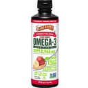 Barlean Vegan Omega 3 6 9 Flaxseed Oil Liquid Supplement, Strawberry Banana Smoothie, Seeds Oil cu 2,968 mg ALA Acid gras, Non-GMO și Gluten Free, 16 oz