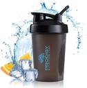 Prodigy Nutrition Labs Premium Shaker Sticla Perfect pentru Shake-uri de proteine și antrenament pre -14 Ounce (Negru)