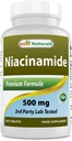 Cel mai bun Naturals Niacinamidă 500 mg 240 comprimate (Sitabil pentru vegetarian) - Non-Flushing Forma de Niacin (Vitamina B3)