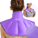 Pachet de gheaţă Reutilizabil pentru Umăr mare Gât pachet de gheaţă Wrap pentru sus spate Oboseală, Soothing Disconfort şi Oboseală, Purple