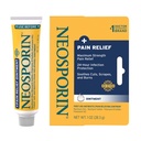 Neosporin + Unguent Antibiotic Triplu Maxim-Forngth cu Relief Durere, Dual Acţiune Primul ajutor Rana de îngrijire, Formula fără-Sting cu HCl pramoxină, Bacitracin Zinc, 1 oz tub unic
