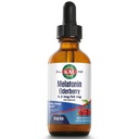 KAL 0,3 Mg Melatonină Cherry Elderberry Dropins, 2 Fluid Ounce