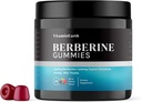 Berberine Gumries cu Berberine HCL, Ceylon Scorțișoară & Milk Thistle pentru suport imun și metabolice - Berry Cherry Flavor - 60 Conte