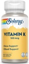 SOLARAY Vitamina K-1 100mcg 