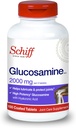 Schiff Glucosamină 2000mg (per Serving) + comprimate de acid hialuronic (150 Conte într-o sticlă), supliment de îngrijire comun care ajută la sprijinirea mobilității și flexibilității comune, susține structura de cartilage