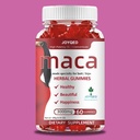 1 Sticla Maca Root Gumries 3000mg pentru femei cu negru Maca, Schinduf, Magneziu pentru energie naturala, Mood & Immunum suport Hormone echilibru Suplimente Herbal-Berry Aroma, 60 Gummies, 30-Zile de servire