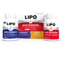 Lipo Flavonoid Day & Night Combo Kit, Tinitus Relief pentru urechi inelare, Lipo Flavonoid Plus & Lipo Flavonoid Night cu Melatonina & Vitamina C, 90 Caplete