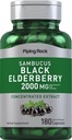 Piping Rock Elderberry Capsulele de fructe de pădure 