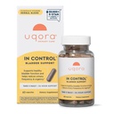 Uqora în suport pentru vezica de control - Îngrijire zilnică a vezicii urinare și suport pentru confort urinar - Made with botanics, Like Horsetail & Spicebush - Gluten-Free & Vegetarian - 60 Capsule