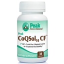 Vârf CoQSol10 CF - 100% Coenzimă Ubichinol fără cristalQ10 pentru biodisponibilitatea îmbunătățită - Ubichinol CoQ10 - Booster de energie naturală - Sprijină imunitatea, sănătatea creierului și a inimii (30 Softgels)