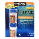 Kirkland Semnătura Ajutor pentru somn Doxilamină Succinat 25 Mg, 2 cutii (192 comprimate)