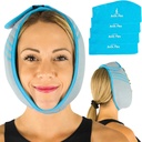 Vive Face Ice Pack Wrap pentru TMJ Dureri de relief și dureri de cap - Face Pack de gheață pentru Chirurgie Jaw, Chirurgie orală și extracție de dinți înțelepciune - Pad de încălzire pentru cap & Chin - Terapie fierbinte și rece