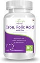 Generic Pub de fier și acid folic cu zinc, pentru suplimentarea în sarcină, 60 softgels - ambalaj de 1