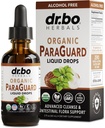 ParaGuard Cleanse lichid dezintoxicare organică - Organic Garda intestinală Formula Supliment pentru oameni cu negru Walnut Wormwood Cuib & Oregano Tinctură - Natural Herbal Intestine Body Gut Cleanser 2 oz