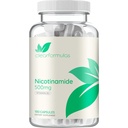 Vitamina B3 Nicotinamida 500 mg - forma de absorbţie ridicată a vitaminei B3 Niacin Flush Free for Hear Skin Brain and Energy Support - NAD Precursor - Made in a cGMP American Facility (180 Servings)