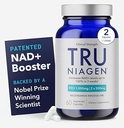 TRU NIAGEN PRO NAD+ Supliment pentru anti imbatranire si regenerarea celulelor, 2 x 500 mg Niagen patentat, 30 Serviri 