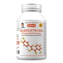 ANDREW LESSMAN Querbetin 500mg - 30 capsule - 500 mg Unique Quercetin Complex fosfolipidic, Formula foarte absorbabil pentru a sprijini inima sanatoasa, Circulatory and Immune Function. Fără aditivi.