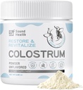 Colostrum Supliment pulbere pentru oameni - Organic Bovin Colostru Supliment pentru sanatate guta, și suport imunitar - Nearomat (73 Serviri)
