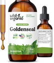 Wincture rădăcină de aur sălbatic și organic - Lung Curățenie, suport imun și digestiv - Liquid Goldenseal Supplement - Vegan, Sugar & Alcohol-Free Herb drops - 2 fl oz