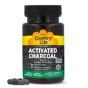 Country Life Nucă de cocos Capsule Charcoal activate, 260 mg 