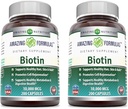 Amazing Formulas Biotin 10000 mcg Veggie Capsule 