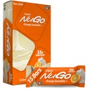 NuGo Proteine Bar, Portocaliu Smoothie, 11g Proteine, Gluten gratuit, 15 Conte
