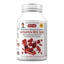 ANDREW LESSMAN Vitamina B12 500 180 Capsule - Metilcobalamină protejată prin absorbţie (coenzima naturală vitamina B12), esenţială pentru susţinerea energiei şi stresului, Plus B-complex, capsule uşor de înghiţit