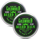 GoldWorld 2 Pack Barbă Balsam pentru Grooming Barbă, Îngrijire Barbă