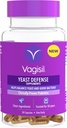Vagisil suplimente de aparare drojdie, ajuta la echilibru Drojdie si Bacteria buna, Probiotice clinic-proven, Ingrediente curate, Promoveaza un Microbiom Vaginal sanatos, Doar 1 capsule zilnic, 30 capsule