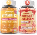 Vitamina B2 Gumies + zahăr fără hidroliză Colagen Peptides Gummies