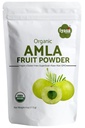 Organic Amla Fruit Powder, Amalaki Berry Powder, Pachet de încercare de 4 uncii /112 gm, USDA Organic, Raw Superfood pentru piele și păr, Pungă de rezervă de 4 oz