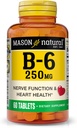 MASON NATURAL Vitamina B-6 250mg 60 TABS