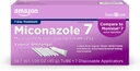 Amazon Basic Care Miconazole 7, Miconazol Nitrat Vaginal Cream 2 Procent, 7-zi Tratamentul infectiei cu Drojdii pentru femei, Feminine Care, 1.59 uncie (Pachet de 1)