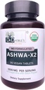 Ashwa X2, Md Formulated Vegan tablete cu ingrediente naturale și negru Pepper care crește biodisponibilitatea, 1500mg, Nici un extract, USDA Organic