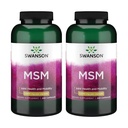 Swanson MSM - Minerale esentiale Promovarea Mobilitatii si a Asistentei Sanatatii Comune - Ajuta la mentinerea sanatatii tesuturilor Connective, inclusiv cartilajul, colagenul, si parul - (240 capsule, 1000mg fiecare) 2 Pack