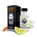 Copper Johns Premium Beard Oil for Men - Formula naturala cu ulei de jojoba & Castor - Lightweight Beard Moisturizer - Softens, Hydrates & Tames Frizz - Polys-Bergamot & Cherry Almond 1 oz