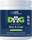 Life Extensie Dog Skin & Coat - Dog Food Supplement for Healthy Skin and Coat 