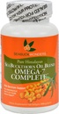 Seabuck Wonders Sea Buckthorn Oil Blend - 500 mg - Omega 7 Complet - Natural - Gluten gratuit - 120 Softgels (Pachet de 2)