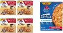 Atkins Soft Baked Energy Bars, Afine, 15g Proteine, 2g Zahăr, Excelent Source & Unt de arahide Proteine Cookie, Proteine Desert, bogat în fibre, 3g Net carbohidrat, 1g zahăr