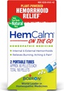 Boiron HemCalm On The Go Travel Essential for Hemorhoid Relief of Pain, Itching, Umflare sau Discomfort - 2 Count (160 Pellets)