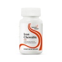 Cautare de sanatate fier masticabil - Supliment mineral pentru a sprijini metabolismul sanatos - Suplimentul SIDA functia musculara la barbati si femei - Supliment de suport energetic - 10 mg, 60 comprimate