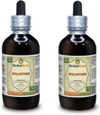 Spilanthes (Acmella oleracea) Tinctură, frunze uscate organice, Extract lichid de flori și steme (Brand Name: HerbalTerra, Proudly Made in USA) 2x4 fl.oz (2x120 ml)