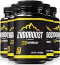 NutraRize (Pachet de 5 Endoboost pentru bărbați - (Oficială) Performanță endoboost, Suplimente, Capsule, Endoboost Recenzii pentru bărbați pastile de sănătate Pro Formula avansată (300 capsule)