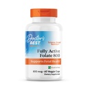 Medici Cel mai bun Folate complet activ 800 cu Quatrefolk, Suportă Sănătate fetală, Non-GMO, Gluten gratuit, Vegan 60 Veggie Caps