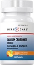 Gericare Carbonat de calciu 500 mg Antiacid masticabil 150 Număr (Pachet de 1)